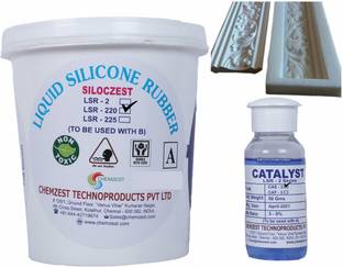 silcozest LSR 220 Liquid Silicon Rubber with Slow catalyst (1 Kg Pack)