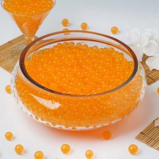 QWEEZER (40 Grams,Orange ) Water Jelly Balls Big Size for Home Decor, Vases Fillers