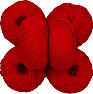 Vardhman Wool Baby Soft Wool ( Red , 150 g )