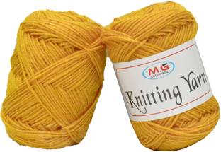 M.G Enterprise 100% Acrylic Wool Mustard 200 gms - Art-AGF