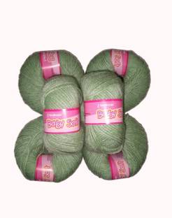 Vardhman BABY SOFT WOOL PACK OF 6 150GM DARK APPLE GREEN SHADE NO.08