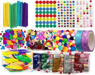 manrish Art and Craft Kit with Craft Materials Items for Kids, DIY, School Projects