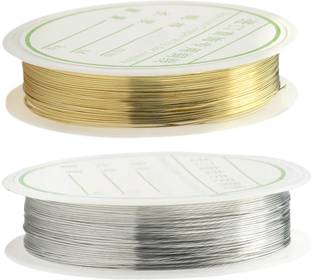 Weariton 0.5mm Copper Wire / Metallic String For Beading Necklace, Jewellery Making