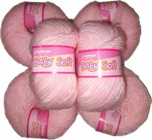 Vardhman BABY SOFT WOOL PACK OF 6 150GM LIGHT PINK SHADE NO.01