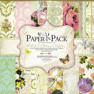 ASIAN HOBBY CRAFTS Paper Pack 12" x12" : 24 patterned papers (PS017)