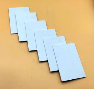 CLOUDED HOBBIES FoamBoard Sunboard Sheet for Architecture,Model,Craft,Mount,4MM,4X6INCH,10PCS