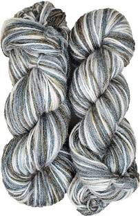 Oswal wool Knitting Yarn Wool, Multi Grey 500 gm Woolen Crochet Yarn Thread. Best Used with Knitting Needles, Crochet Needles. Wool Yarn for Knitting