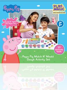 PlayMagic Peppa Pig Match N' Mould|Fun Activity Kit for Kids|Creative Play For Kids 3+