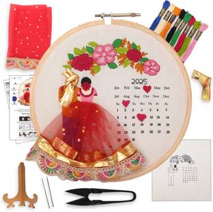 Embroiderymaterial Personalized 3D Wedding Anniversary DIY Embroidery Kit for Beginners