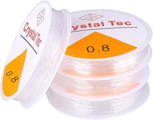 UniKart 0.8 mm Elastic Rope Cord String for Bracelet / Jewellery Making