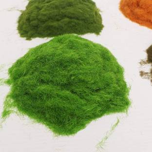 KRYTONE 50 Gram Artificial Grass Moss Powder Green Fake Grass Fairy Garden Grass