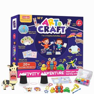 EXHALE 7 in 1 Art & Craft Activity kit- 25 DIY Activities