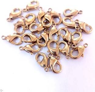 navjai Metal Lobster Clasp Necklace Bracelet End Locking Hooks for Jewelry Making 75Pcs