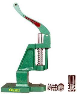 Oson Fabric button making machine with 2 steel dies & 1500 Shells