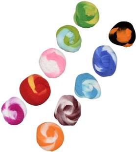 ASIAN HOBBY CRAFTS Asian Hobby Crafts Flower Making Dual Color Stocking Cloth