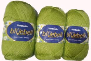 Vardhman Wool BlueBell 300 gm Wool Ball Hand Knitting Wool & Art Craft Soft Fingering Crochet Hook Yarn Needles Acrylic Knitting Yarn (100gm Each)