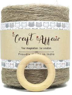 Craft Affair 250meter 2mm jute twine strong thick rope roll for Art-craft
