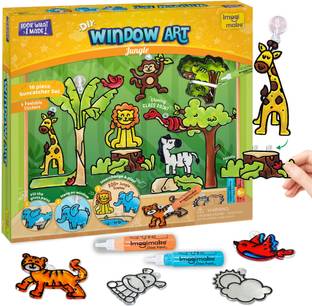 Imagimake Window Art Jungle
