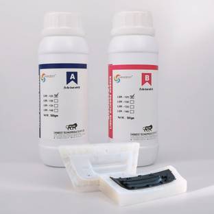 SILOCZEST Liquid Silicone Rubber, 1:1 Mixing Ratio | Mold Making | platinum grade 1Kg pack