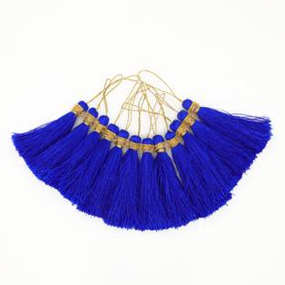 Patwa Traders (ROYAL BLUE) Tassel Garland, Pack of 12, for Jewellery, Saree, Dress, Crafting