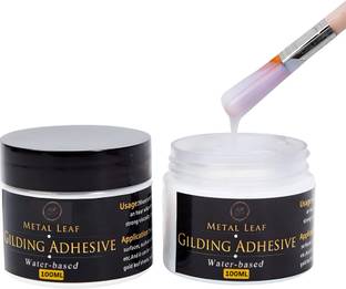 ask vark wala Gilding Adhesive, 100ml Gold Leaf Adhesive for Craft Use, Glue for Pasting Foil