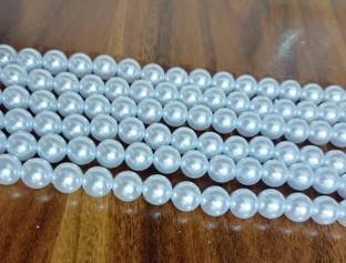 RUHAILA 12 MM WHITE FINE BIG SIZE PEARL BEADS FOR JWELLERY ART CRAFT 100 PCS