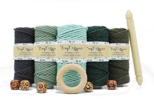 Craft Affair Russain, Charcoal, Bottle, Olive, Mint Thread