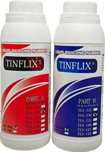 TINFLIX Liquid Silicone Rubber TLS - 130, 30A (1KG) 1:1 Mixing Ratio