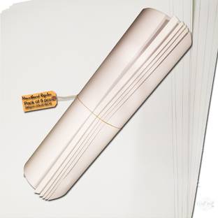 CRAFTWAFT REGULAR GLOSS MOUNTBOARD 280GSM A1 30X20 INCH LARGE SHEET SET OF 5 FOR CRAFT,DIY