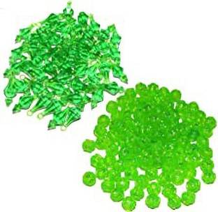 PUSHPA CREATION Macrame Beads and Bells For Macrame Craft 100 Beads and 50 Bells