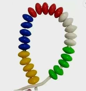 manrish Set Of 100 Multicolor Abacus Plastic Beads/Counting Beads/Puzzle Game For Kids