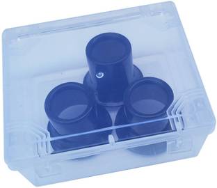 Luxuro Set of 3 Pc Plastic Eye Loupe No. 2.5x, 5x, 10x With Box Container