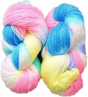 GANGA Glowing Star knitting yarn (Blue Lily) (200gms)