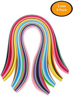 Ditya Crafts Quilling Strips Multicolor (3 mm - 5 pack)
