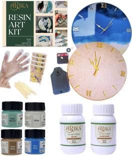 Riva “OceanTime” DIY Resin Clock Kit – 12" Ocean Theme (2:1 Resin Set)