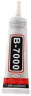 BDRMKH B-7000 Glue Multi-Purpose Transparent Adhesive (1.68 fl Oz/ 50ml) for Jewellery Model Building Kit