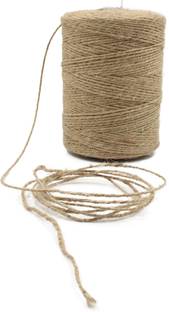 Crocheta Natural 2 Ply 100 m Jute Rope Twine Rope String Thread for Craft Decoration.