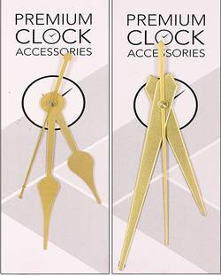 Vintager Made Classic Wall Clock Hands (Hour, Minute and Second Hand) (Set Of 2)