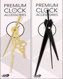 Vintager Wall Clock Hands, Wall Clock Glossy Hands, Imported Clock Hands