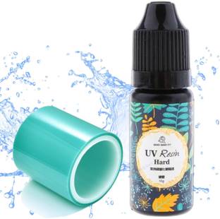 BGA UV Resin Kit Hard 10ml with UV Tape - Casting Craft Materials High Gloss Finish Resin Art Medium