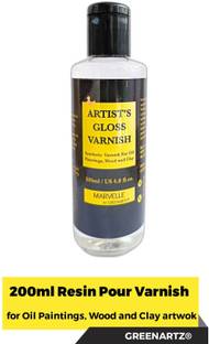 GREENARTZ Acrylic Paint Clear Varnish Gloss Varnish