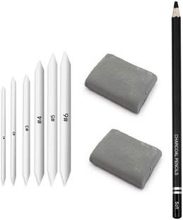 ArtKraft Kneadable Eraser and White Paper Blending Stumps