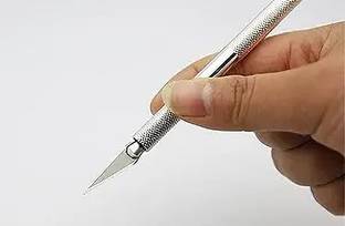 banira Pen Knife with 5 Sharp Blades for Carving & Mat Cutting Paper Cardboard Sheets