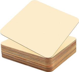 Huckwood 8 Inch Square DIY MDF Cutout for Home Decor and Wedding Decoration