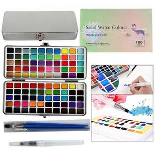 53 Arts Portable Solid Water Color Paint Set 168 Colors Sketch