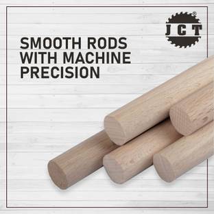 JCT AGRICO 5 WOOD DOWELS STICK(8 INCH) FOR MACRAME TAPESTRIES,DOWELS CRAFT PROJECTS