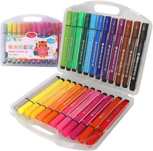 PRAYOSHA ENTERPRISE Washable Watercolor Pens 24 color Sketch Pens Set for Kids
