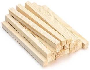 JCT AGRICO 12 inch(DIA=12.7MM)10 WOOD DOWELS SQUARE STICK FOR CRAFTING,TAPESTRIES, MACRAME