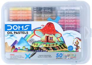 DOMS Oil Pastel (50 shades), Free Sketch color inside