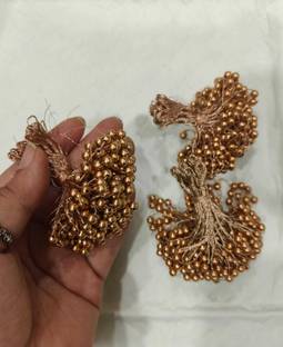 Sell plus latkan Pearl Tassle Chams Golden & White For Art & Craft